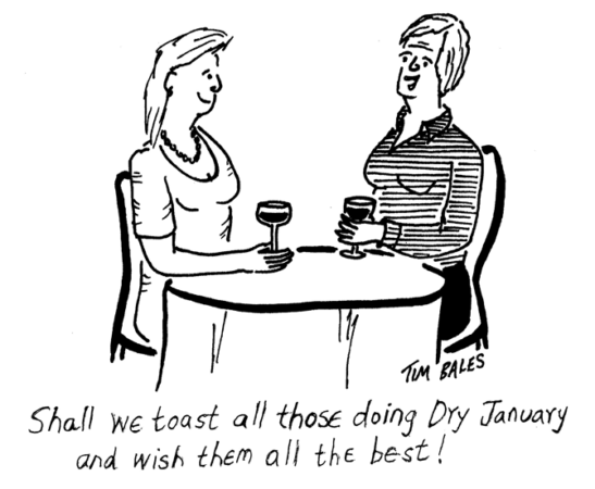 Tim Bales - dry january toast