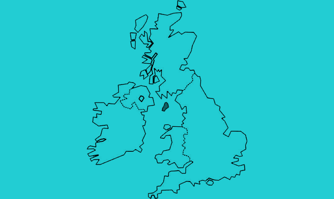 british isles map