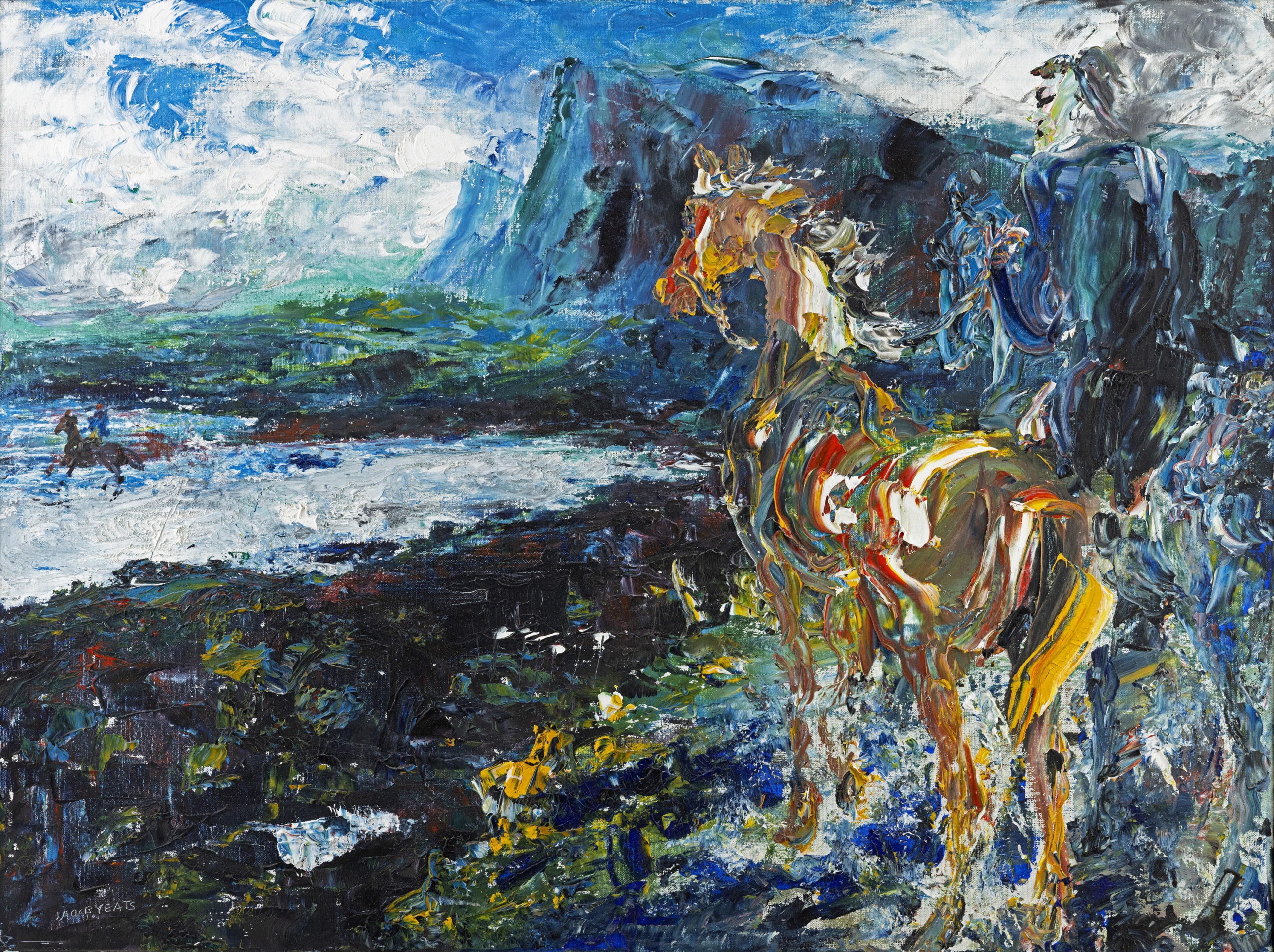 The Horsemen by Jack B. Yeats, at Adam’s, Est €500/800,000.