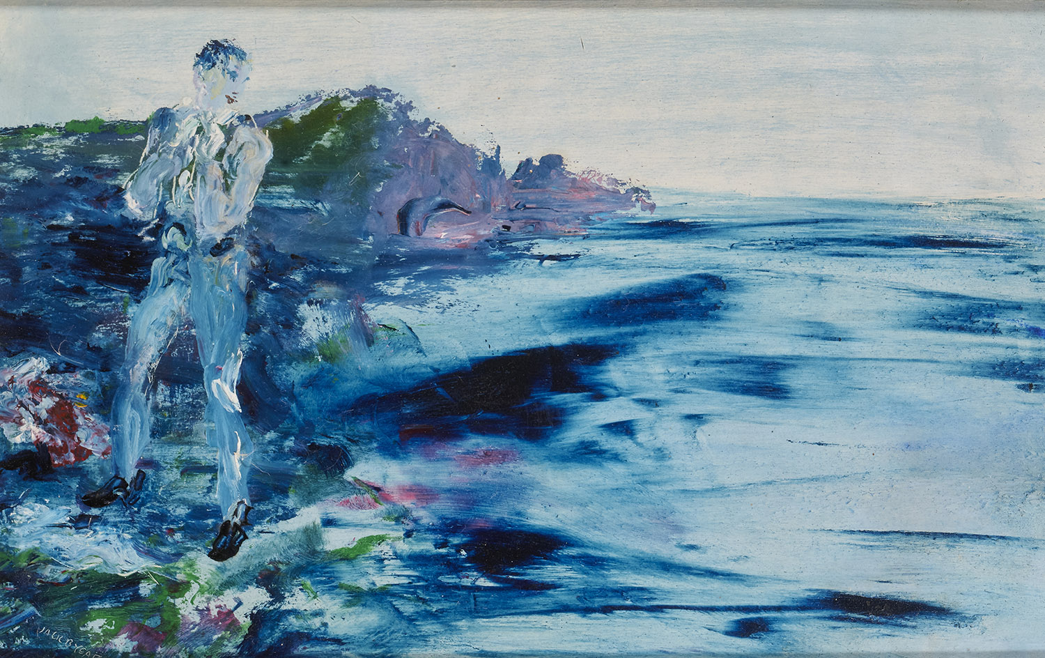 The Sleeping Sea by Jack B. Yeats, at deVere's, Est €100/150,000.