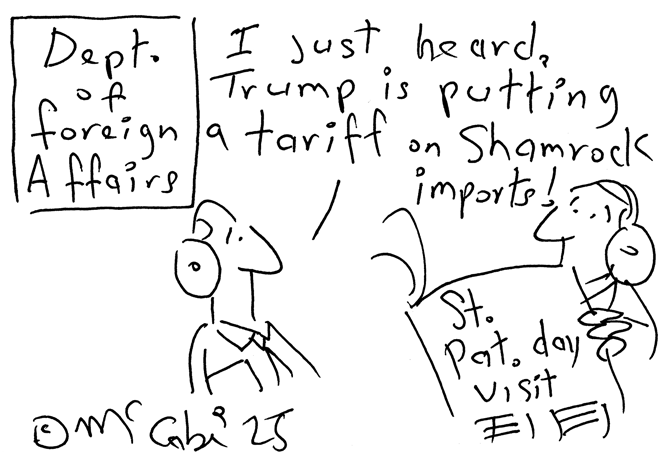 McCabe - tariff on shamrock