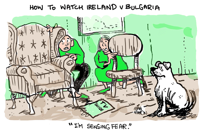 Lennon - Ireland v Bulgaria